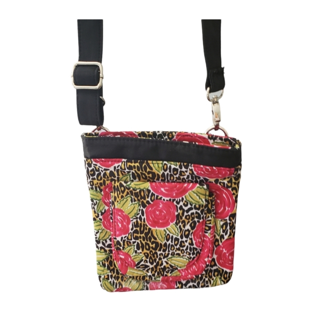 Charm 14 New York by Debra Valencia Floral Crossbody Purse